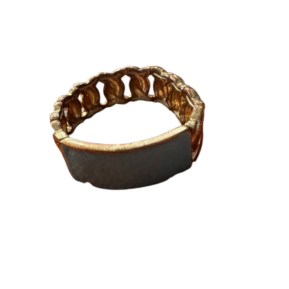 Turquoise Gold Colored Bracelet - Picture 4 of 6